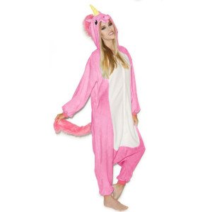 Onesie Kigurumi Rožinis Vienaragis