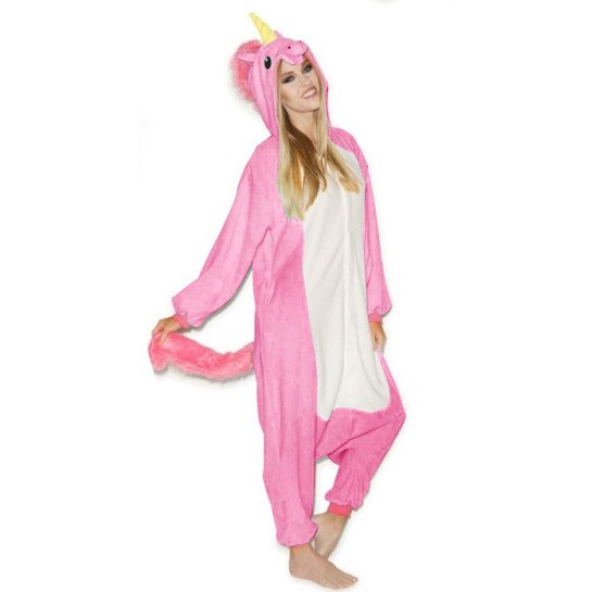 Onesie Kigurumi Rožinis Vienaragis