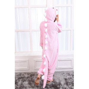 Onesie Kigurumi Rožinis Drakonas