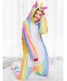 Onesie Kigurumi Vaivorykštės Vienaragis