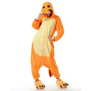 Onesie Kigurumi Drakonas Charmander (Pokémon)