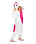 Onesie Kigurumi Baltas Vienaragis